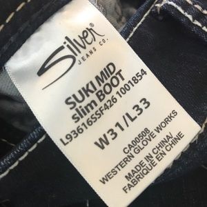 Silver “Suki” Jeans